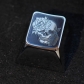 1U Titanium Alloy Artisan Keycaps for Mechanical Keyboard Personalized Keycaps -Skeleton Rose